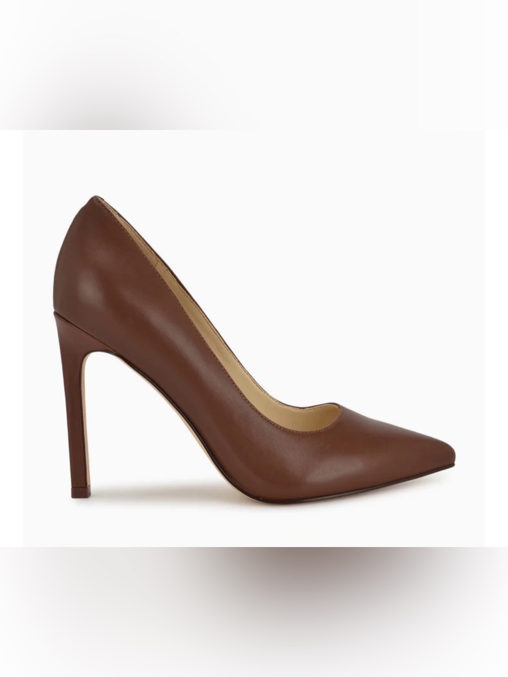 Nine West Tatiana Pointy Toe Pumps Brown Size 10.5